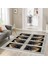 Bazaarforum Dekoratif Saçaklı Mermer Desen Yeni Model Pvc Deri Kaymaz Taban Dijital Baskı Halı 80X140CM CK-663 1