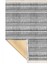 Bazaarforum Dekoratif Saçaklı Mermer Desen Yeni Model Pvc Deri Kaymaz Taban Dijital Baskı Halı 160X230CM CK-667 3