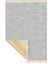 Bazaarforum Dekoratif Saçaklı Mermer Desen Yeni Model Pvc Deri Kaymaz Taban Dijital Baskı Halı 100X200 cm CK-687 3