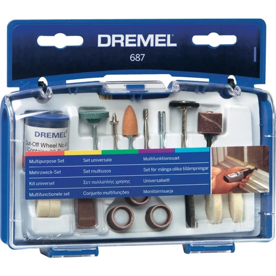 DREMEL 687 52 PARÇALI ÇOK AMAÇLI SET