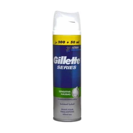 Gillette Series Hassas Tıraş Köpüğü 200+50 ml