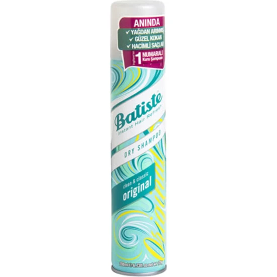 Batiste Original Kuru Şampuan - Original Dry Shampoo 200ML