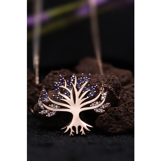 Parmas Design Kadın Hayat Ağacı 925 Ayar Gümüş Kolye