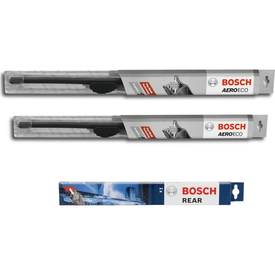 Bosch Nissan Qashqai Ön Arka Silecek 2014-2019 Bosch Aeroeco-Rear
