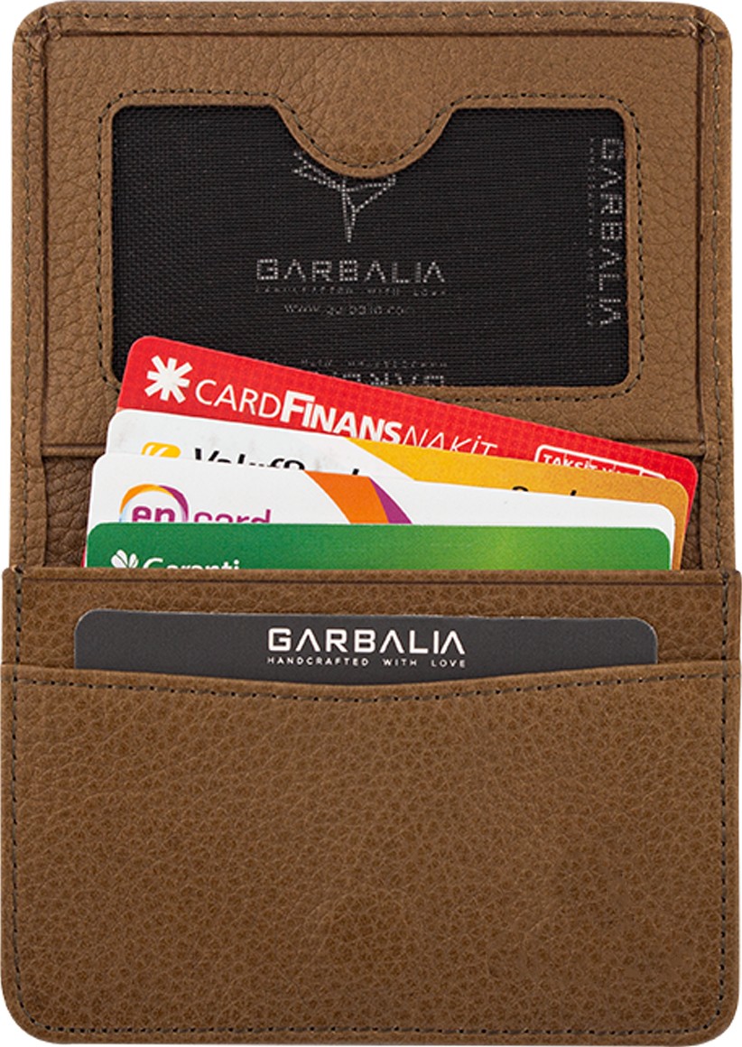 Garbalia Magnet Deri Mıknatıslı Kartlık Cüzdan