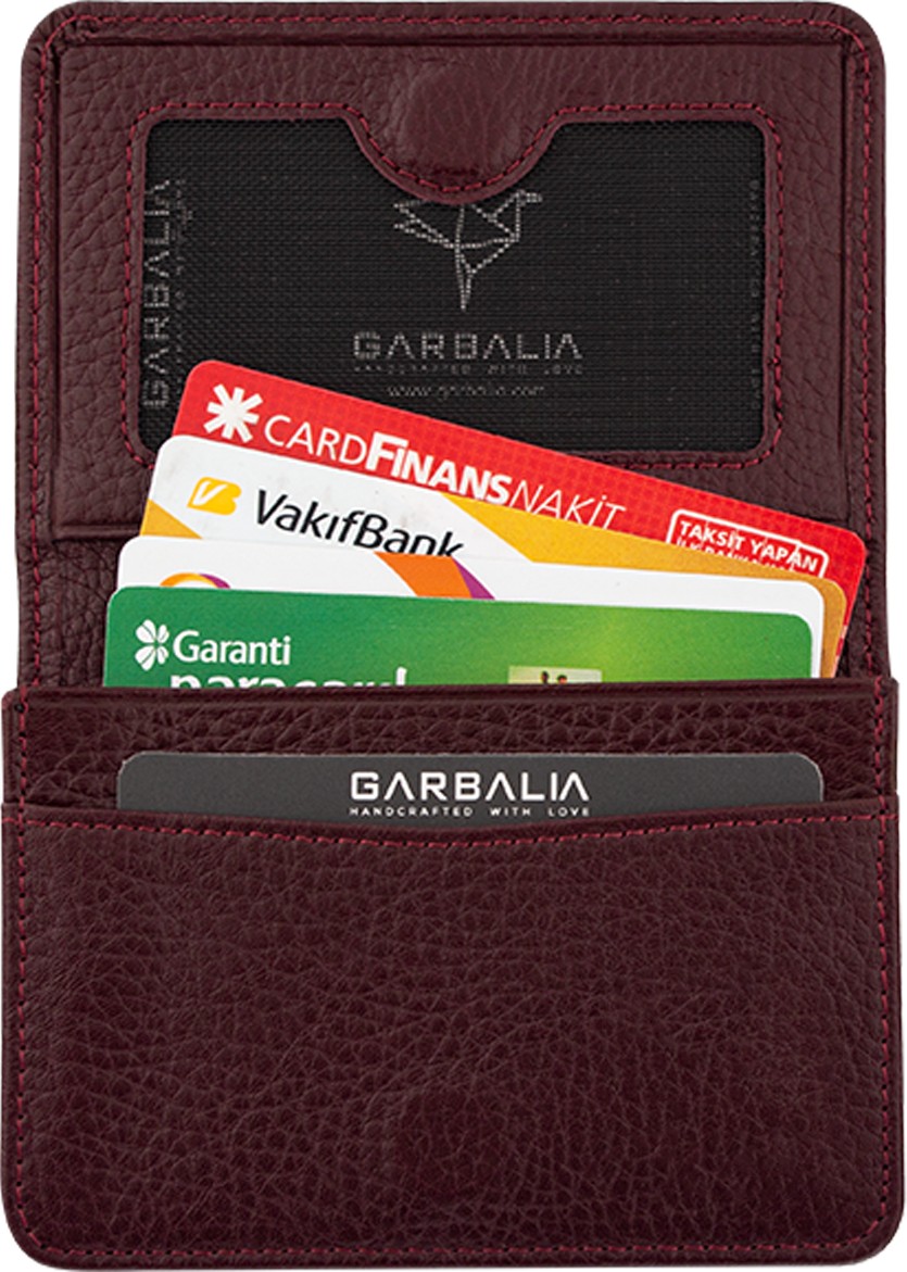 Garbalia Magnet Deri Mıknatıslı Kartlık Cüzdan