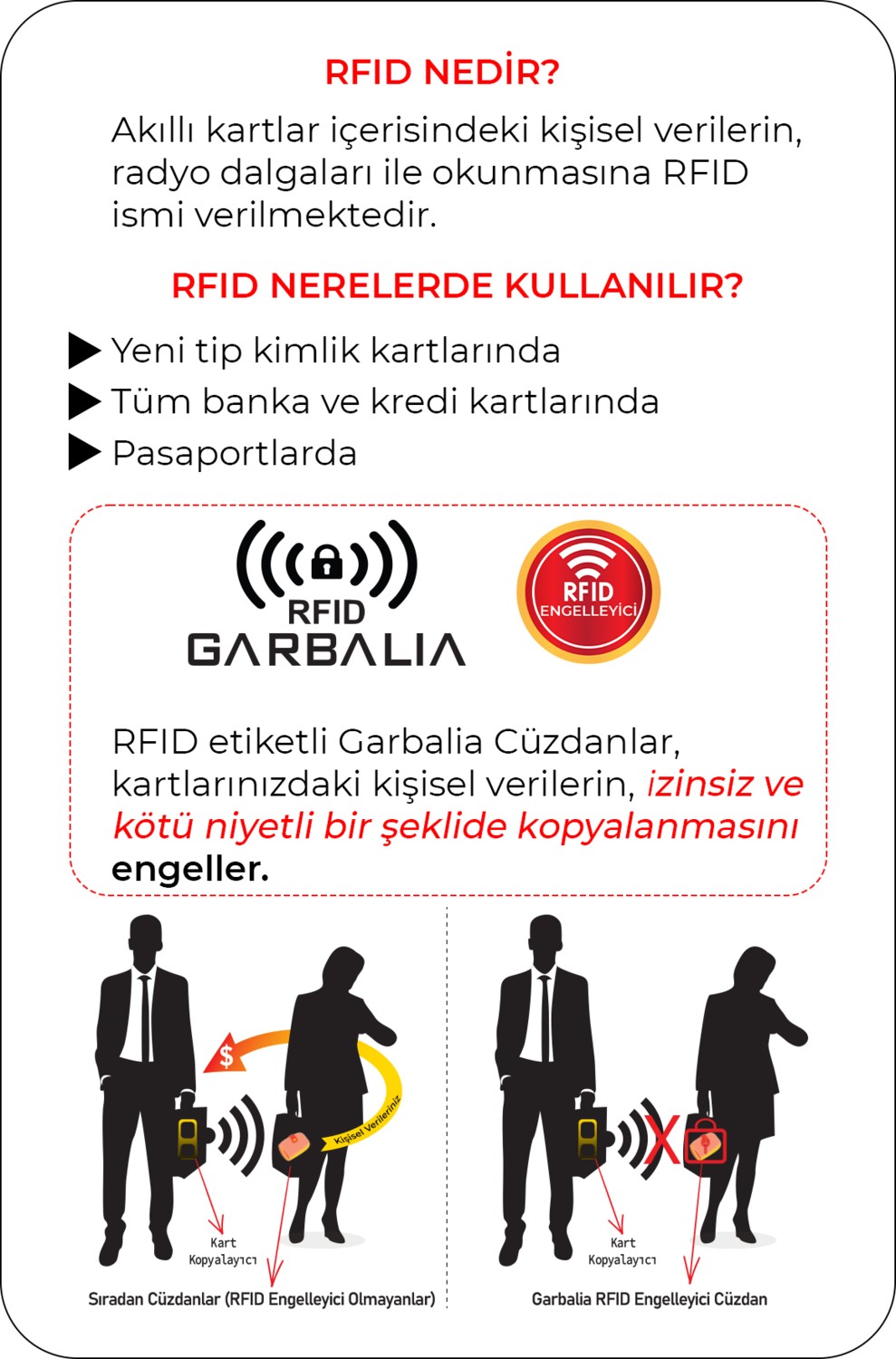 Garbalia Fargo Vintage Deri Fermuarlı Kartlık Cüzdan Siyah görsel 2