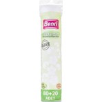 Benri Organik Makyaj Temizleme Pamuğu 80+20 Adet