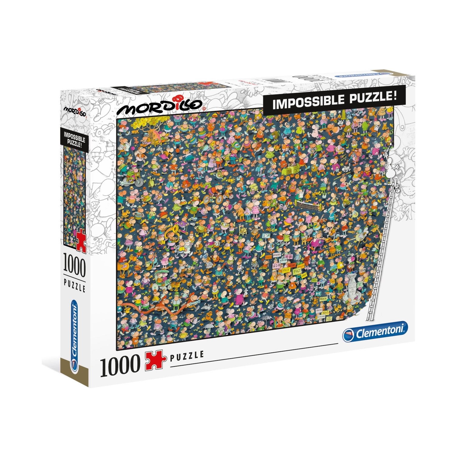 Clementoni 1000 Parça Mordillo Impossible Puzzle Fiyatı