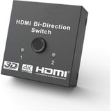 3C Store HDMI Splitter Full Hd 1080P 3D 4KX2K Video HDMI Switch Switcher 1x2 2x1 Split 1 In 2 Out Amplifikatör Çift Ekran Hdtv Için (Yurt Dışından)