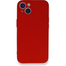 MobaxAksesuar Apple iPhone 13 Mini Kılıf Içi Kadife Lansman Kapak Kırmızı