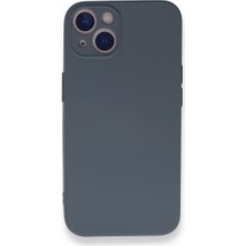 MobaxAksesuar Apple iPhone 13 Mini Kılıf Içi Kadife Lansman Kapak Gri