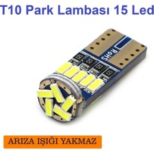 Gürler Oto Aksesuar Dipsiz T10 Park Ledi LED Iç Tavan-Park-Plaka Ledi - 2 Adet