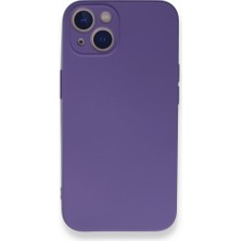 MobaxAksesuar Apple iPhone 13 Mini Kılıf Içi Kadife Lansman Kapak Mor