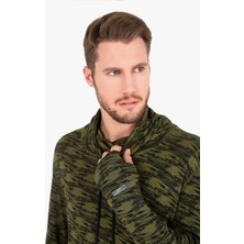 Blackspade 30703 Erkek Yüksek Boyunlu Sweatshirt - Yeşil