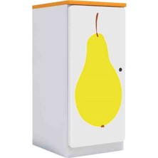 Woody Life Tek Kapaklı Çocuk Odası Anaokulu Kreş Dolap Sonbahar Temalı