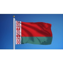 Çelik Online Belarus Gönder Bayrağı Raşel Kumaş 50  X75 cm