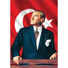 Çelik Online Atatürk Poster Bayrak 200X300 cm