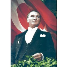 Çelik Online Atatürk Poster Bayrak 50X75 cm