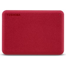 Toshiba Canvio Advance 1TB 2.5" USB 3.0 Taşınabilir Disk Kırmızı HDTCA10ER3AA