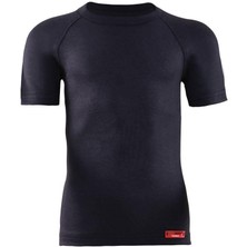BLACKSPADE 9267 KİDS SİYAH SIFIR YAKA KISA KOL THERMAL