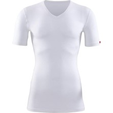 BLACKSPADE 1263 UNİSEX BEYAZ V YAKA KISA KOL THERMAL