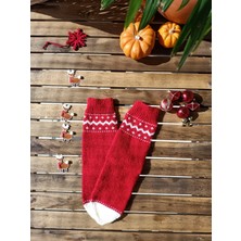 Handmade Yılbaşı Çorabı, Kadın Erkek Çift Yeni Yıl Çorabı