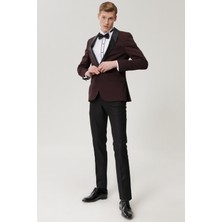 ALTINYILDIZ CLASSICS Erkek Ekstra Slim Fit Dar Kesim Desenli Smokin Damatlık