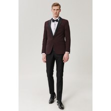 ALTINYILDIZ CLASSICS Erkek Ekstra Slim Fit Dar Kesim Desenli Smokin Damatlık