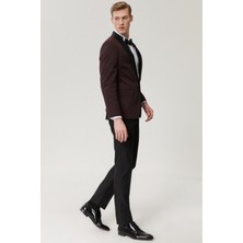 ALTINYILDIZ CLASSICS Erkek Ekstra Slim Fit Dar Kesim Desenli Smokin Damatlık