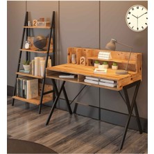 Avm Park Yanke Çalışma Masası+Kitaplık Atlantik Çam