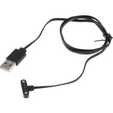 Sharplace 4 Pin USB Saat Şarj Kablosu Saat Için Manyetik Şarj Baz (Yurt Dışından)