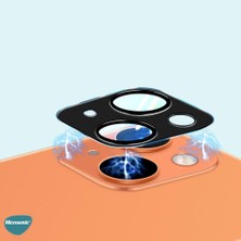 Microsonic Apple iPhone 13 Kamera Lens Koruma Camı V2 Siyah - Siyah
