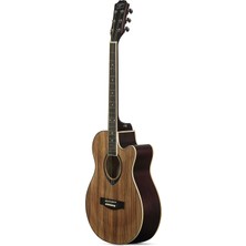 Zopran Zoppran Akustik Gitar Walnut