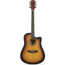 Zopran Zoppran Akustik Gitar Sunburst