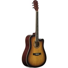 Zopran Zoppran Akustik Gitar Sunburst