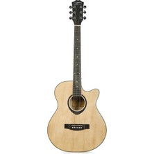 Zopran Zoppran Akustik Gitar Zebrawood