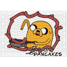 Baskı Dükkanı Adventure Time Bacon Pancakes Puzzle 240 Parça Yapboz