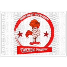 Baskı Dükkanı Winner Winner Chicken Dinner Pubg Puzzle 240 Parça Yapboz