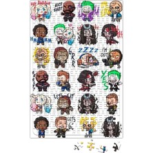 Baskı Dükkanı Suicide Squad Skulls Puzzle 240 Parça Yapboz