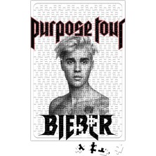 Baskı Dükkanı Justin Bieber Purpose Tour Puzzle 240 Parça Yapboz