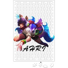 Baskı Dükkanı Ahri Oyun Darius Yasuo Jinx Morgana Katarina Ezreal Puzzle