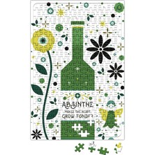 Baskı Dükkanı Absinthe Yeşil Peri Puzzle 240 Parça Yapboz