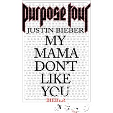 Baskı Dükkanı Purpose Tour Justin Bieber Puzzle 240 Parça Yapboz