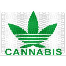 Baskı Dükkanı Cannabis Logo Puzzle 240 Parça Yapboz
