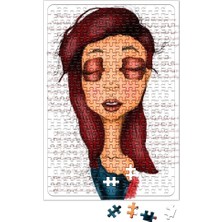Baskı Dükkanı Şiir Yazdıran Kadınlar Puzzle 240 Parça Yapboz