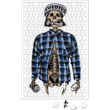 Baskı Dükkanı Coyotes Caveira Bone Puzzle 240 Parça Yapboz