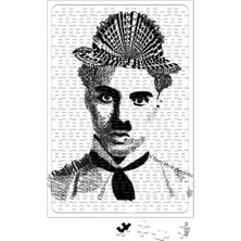Baskı Dükkanı Charlie Chaplin 02 Puzzle 240 Parça Yapboz