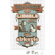 Baskı Dükkanı Turşu Suyunun Iyi Limonla Olur Puzzle 240 Parça Yapboz