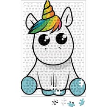Baskı Dükkanı Bebek Unicorn Puzzle 240 Parça Yapboz